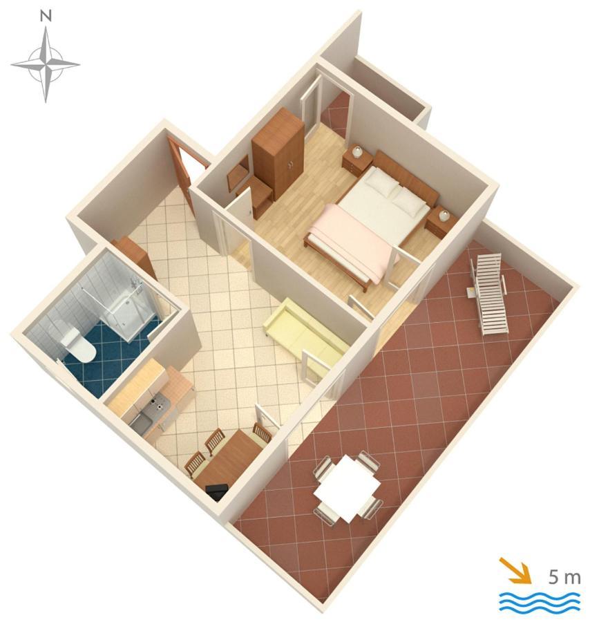 Apartment Mandre 4093B Экстерьер фото